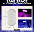Led tactil recargable para interior de coches