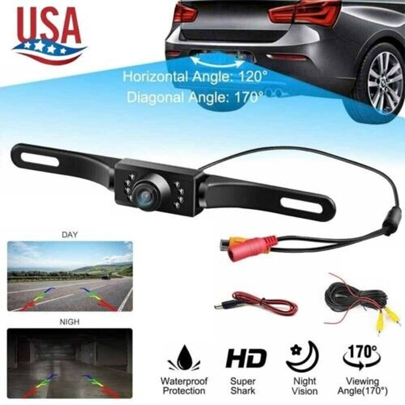 Camara Trasera HD De Reversa Para Auto Carro Coche Universal Con Vision Nocturna