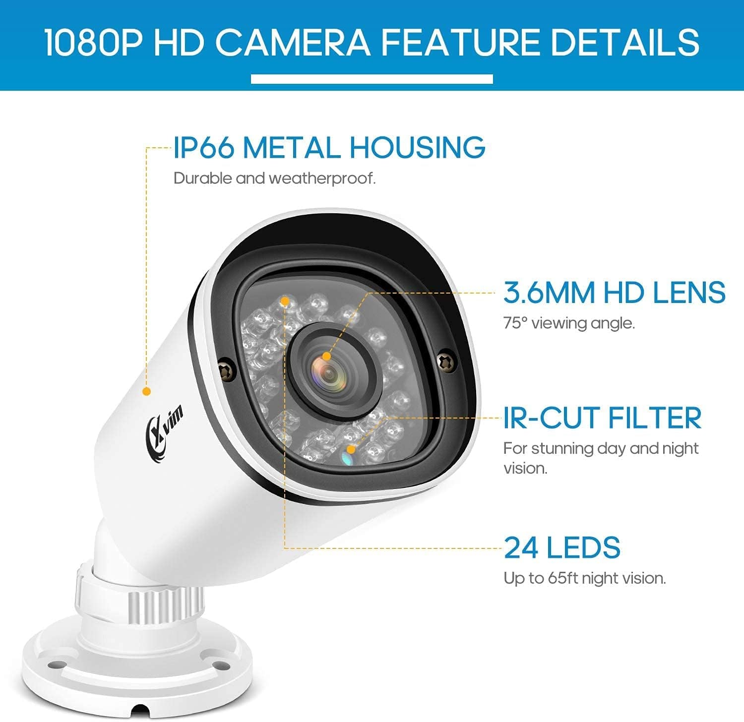 H.265 2MP + 4CH 1080P HD DVR Security Cameras Wireless Indoor Outdoor with 1TB Hdd,Camera Needs to Be Plugged in 4PCS 1080P Wireless Cameras ,Waterproof Security Camera System,100Ft Night Vision,Easy Remote Access